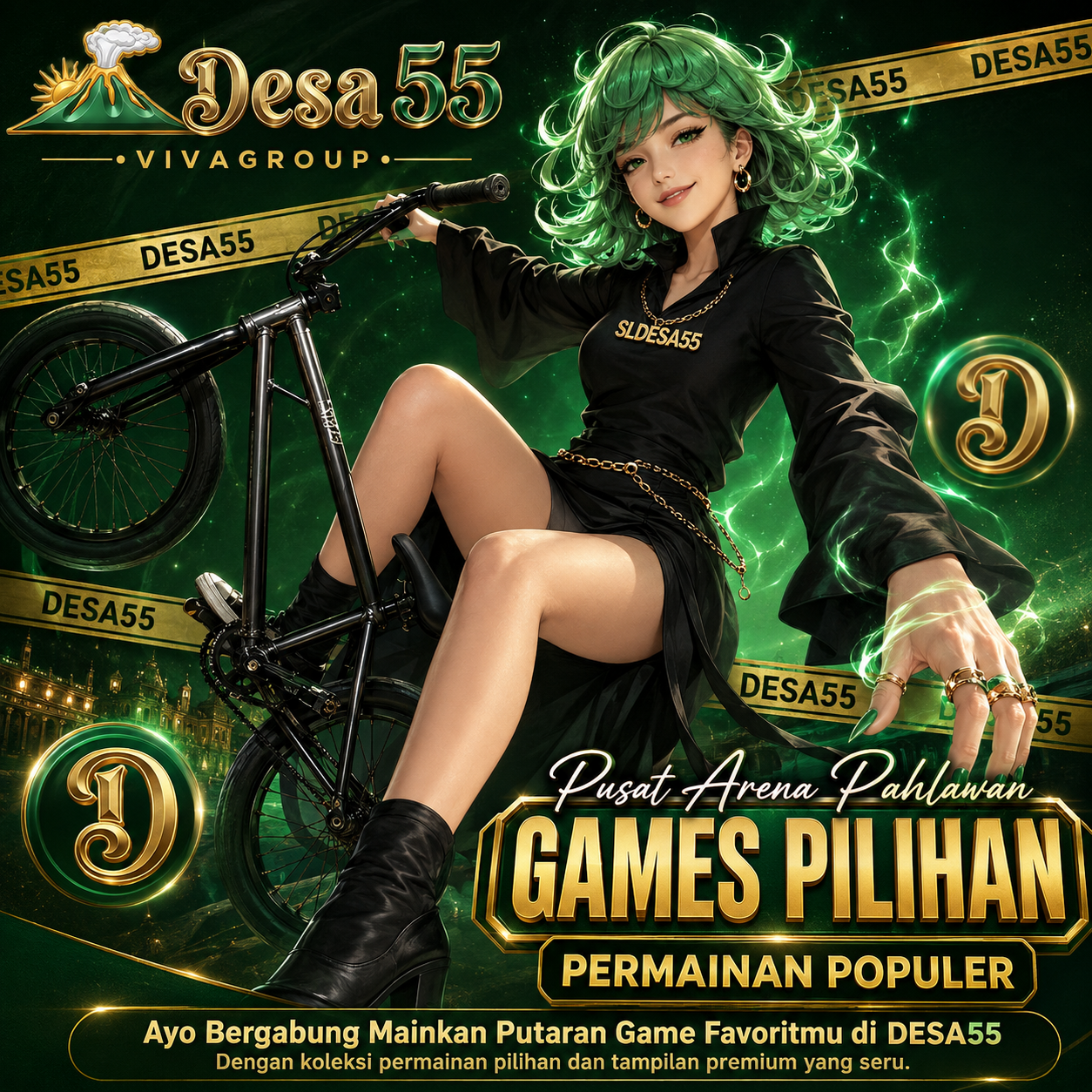 DESA55 ~ Pusat Arena Pahlawan dengan Games Pilihan dan Permainan Populer